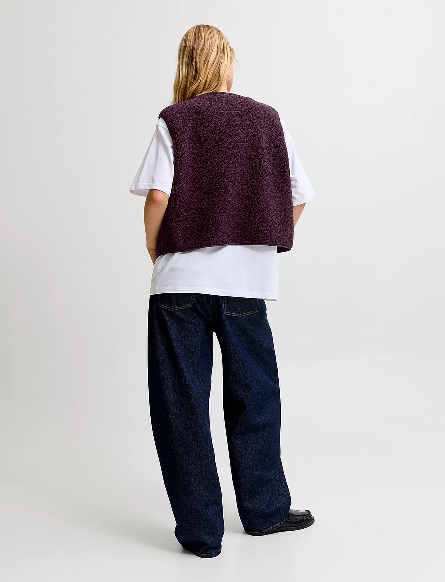 JJXX - JXVERA TEDDY VEST OTW NOOS - fleece- und teddy-westen - winetasting - 3