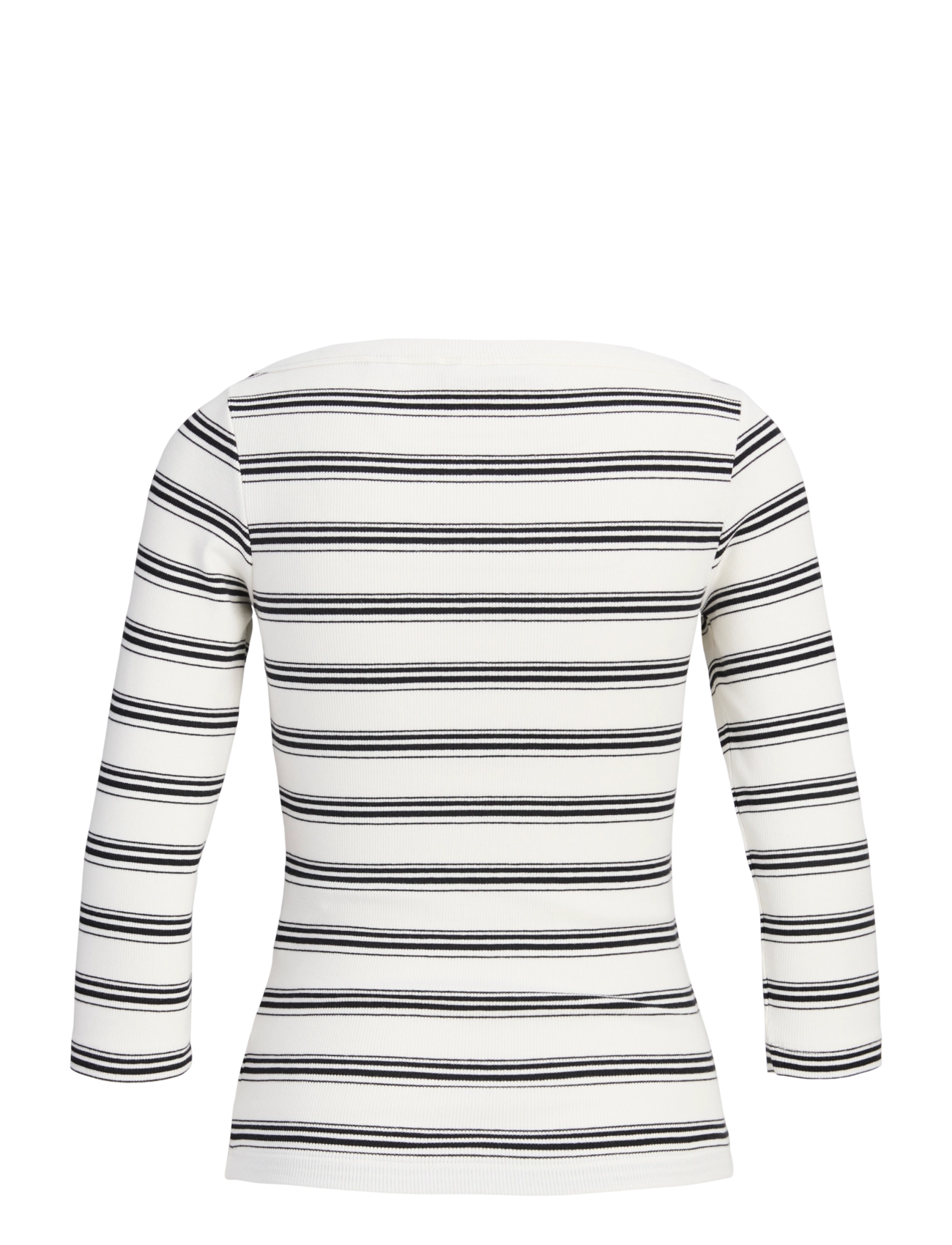 JJXX - JXFIFI STR 3/4 STRIPED BOATNECK TOP JRS - black - 2
