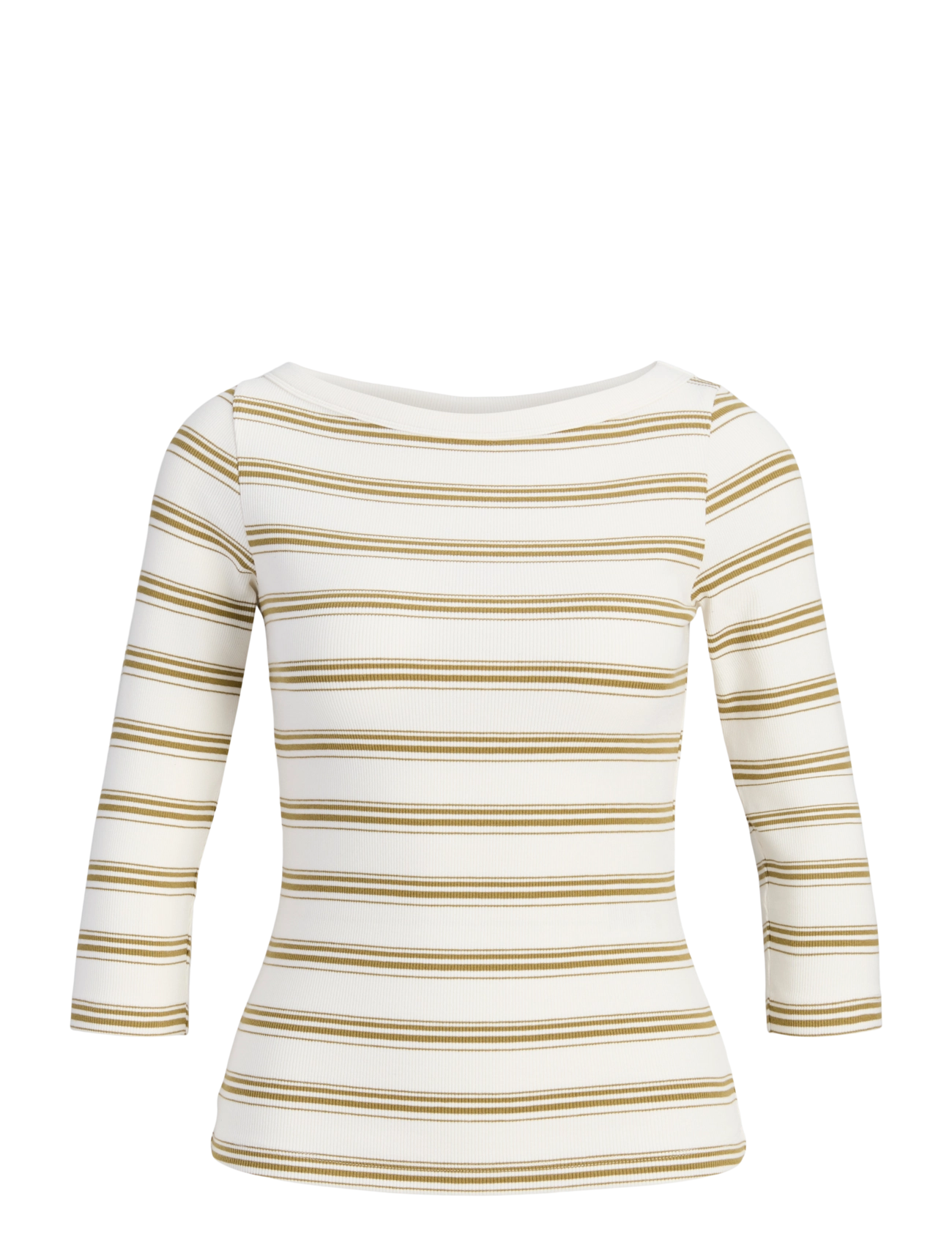 JJXX Jxfifi Str 3/4 Gestreift Boatneck Oberteil Jrs Cream - S - Damen