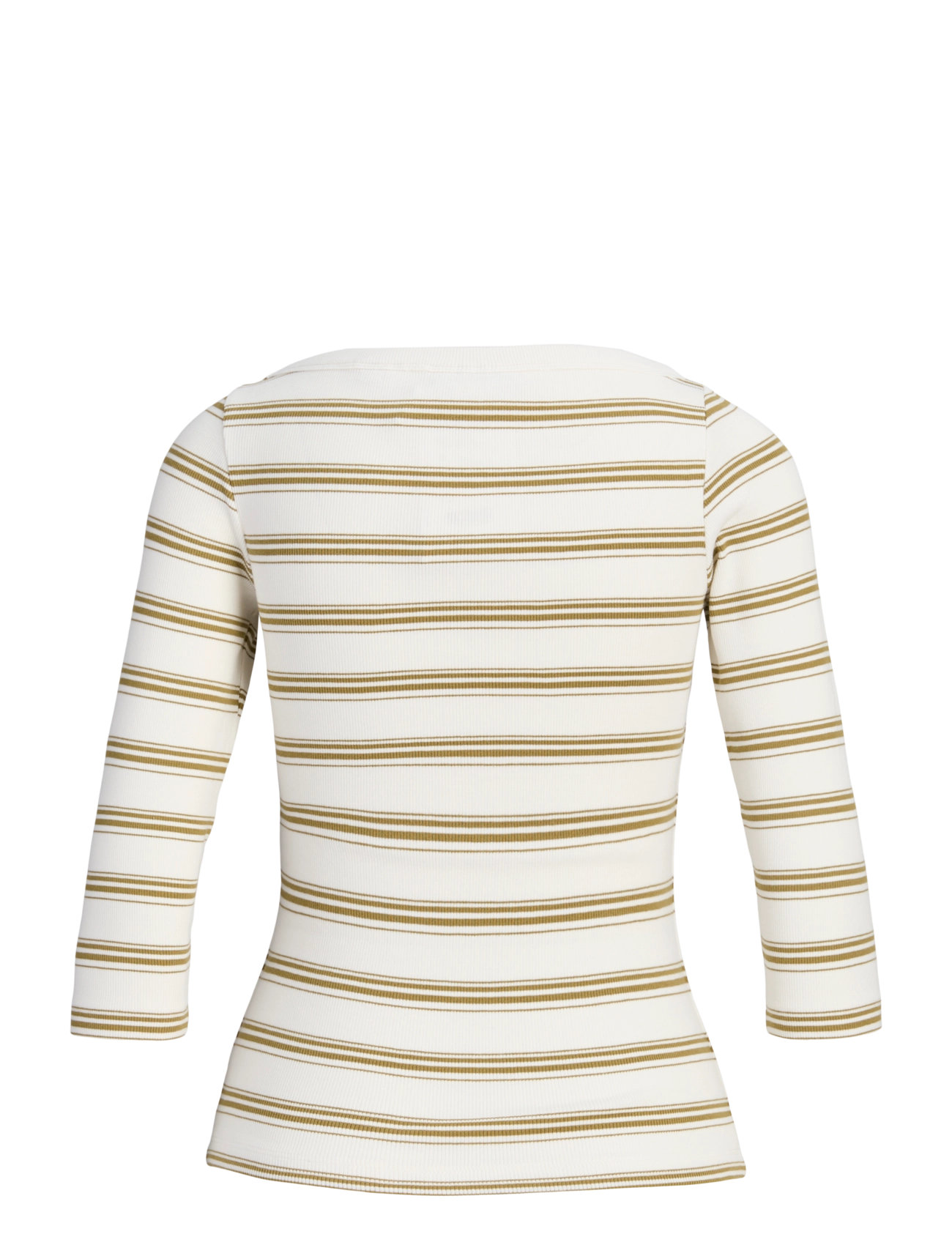 JJXX - JXFIFI STR 3/4 STRIPED BOATNECK TOP JRS - green moss - 2