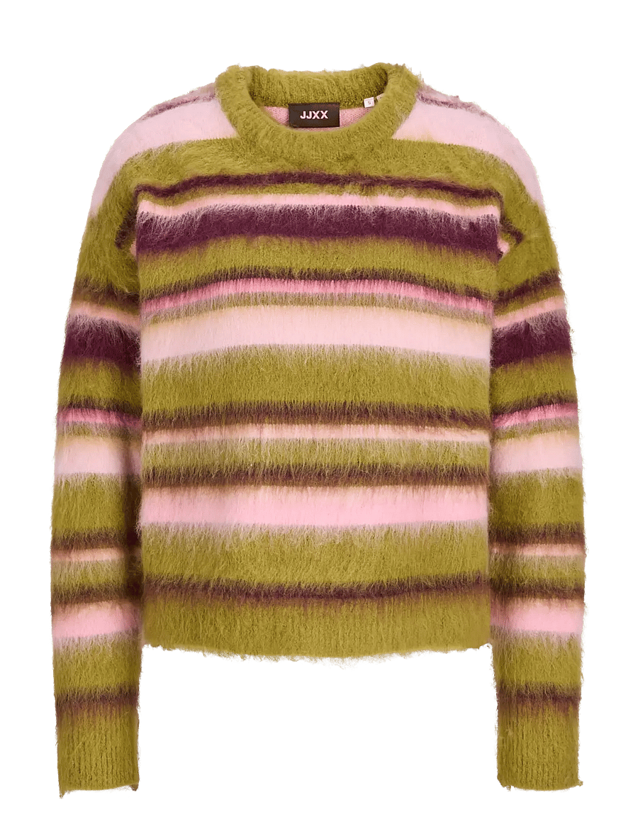JJXX - JXCALISTA CREW NECK KNIT - stickade tröjor - green moss - 0