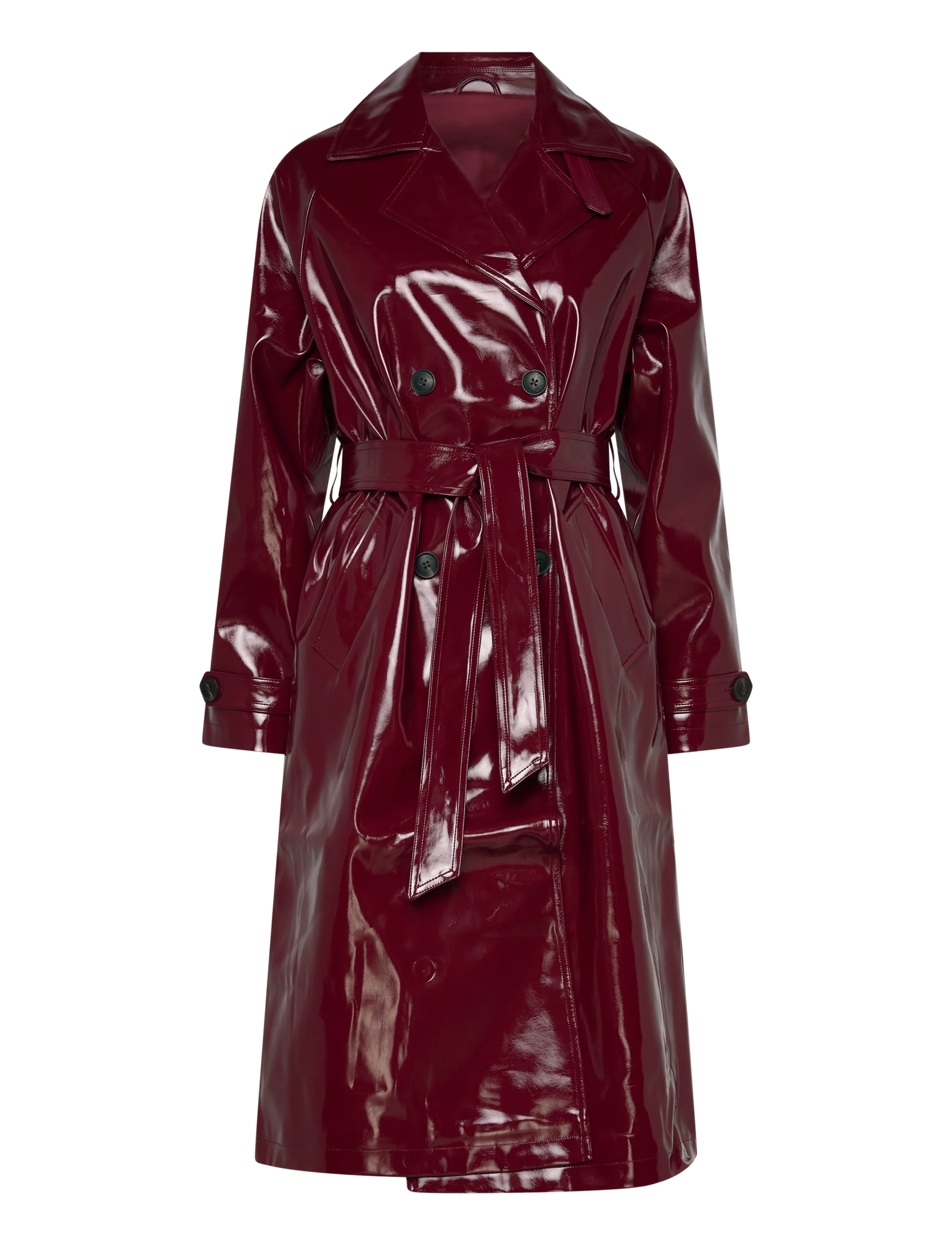 JJXX JXLUCY TRENCHCOAT OTW - Tøj - CABERNET / burgundy