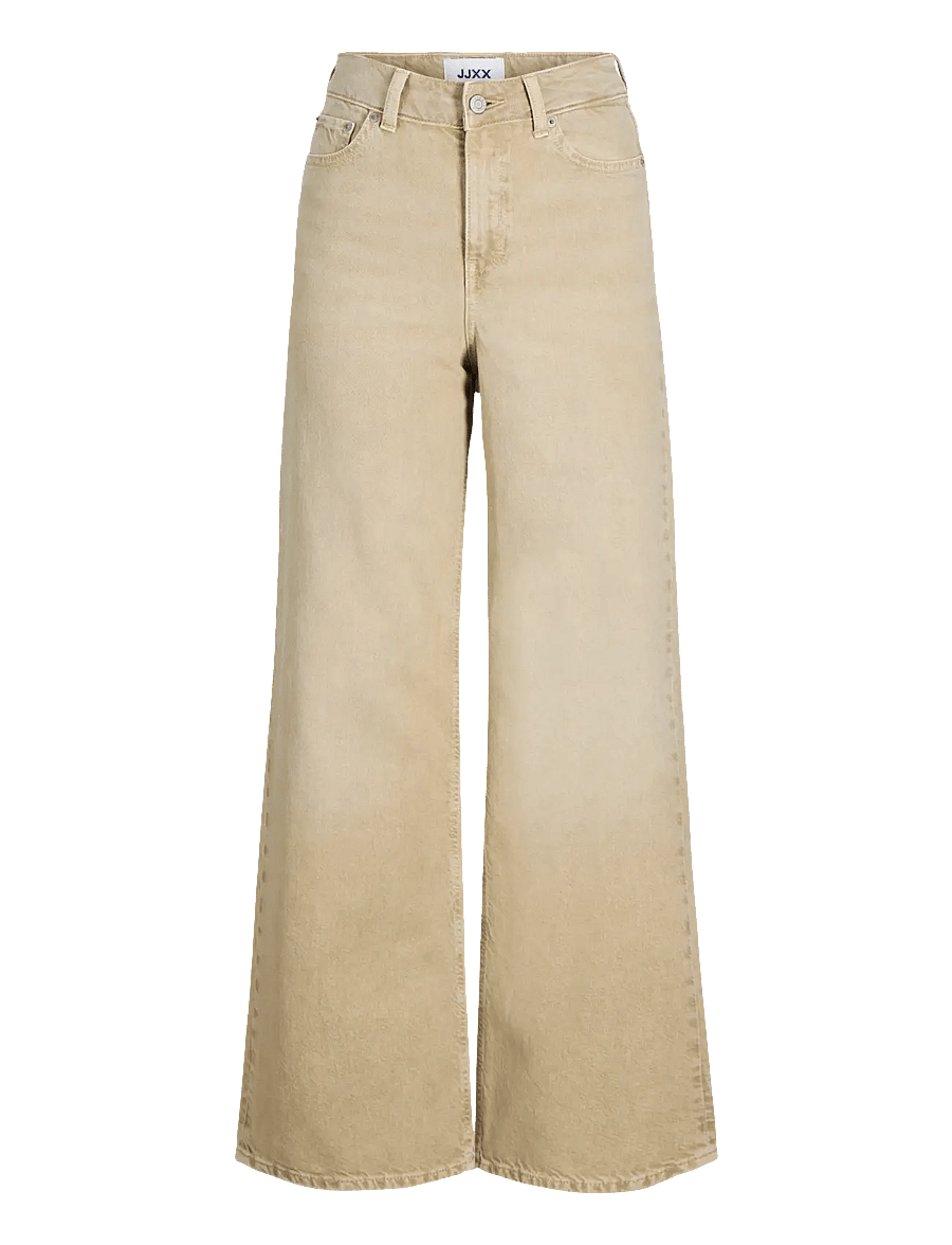 JJXX - JXTOKYO WIDE HW COLOR DNM SN - pantalons larges - desert dust - 1