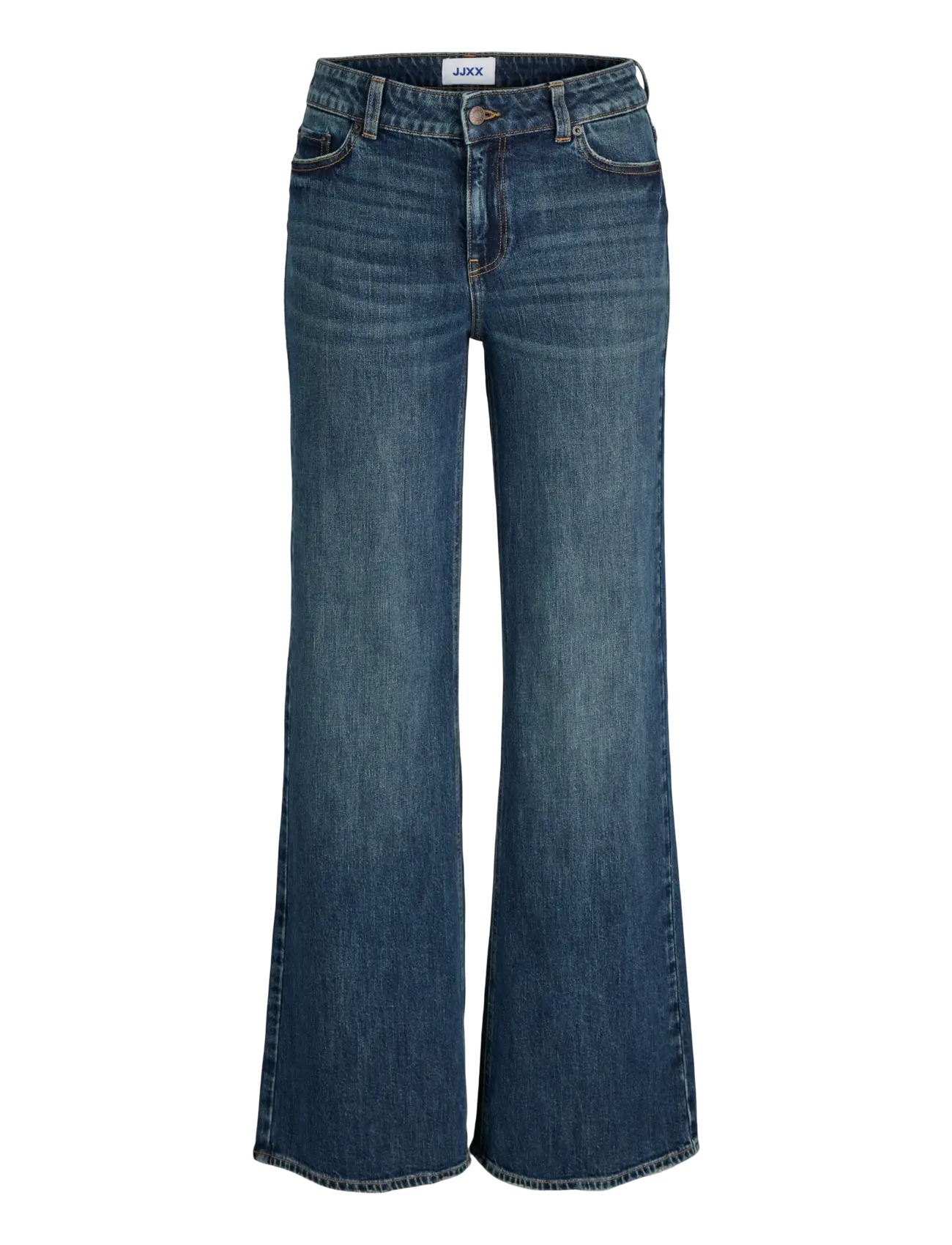 JJXX JXROME FLARED MW JEANS C249 DNM NOOS - Tøj - DARK BLUE DENIM / blue