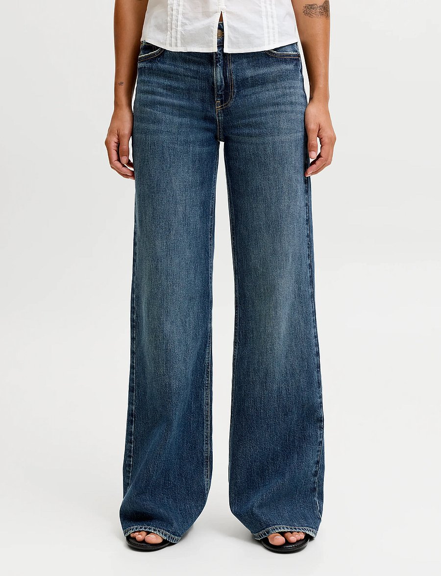 JJXX - JXROME FLARED MW JEANS C249 DNM NOOS - schlaghosen - dark blue denim - 0