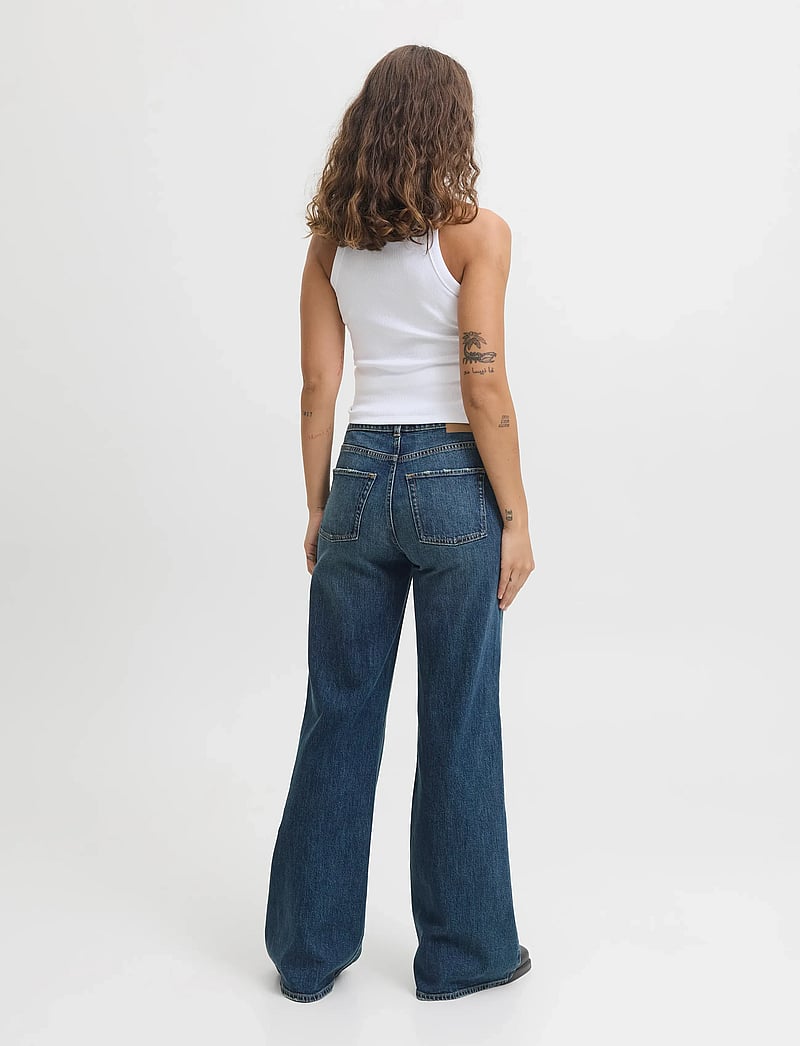 JJXX - JXROME FLARED MW JEANS C249 DNM NOOS - utsvängda jeans - dark blue denim - 3