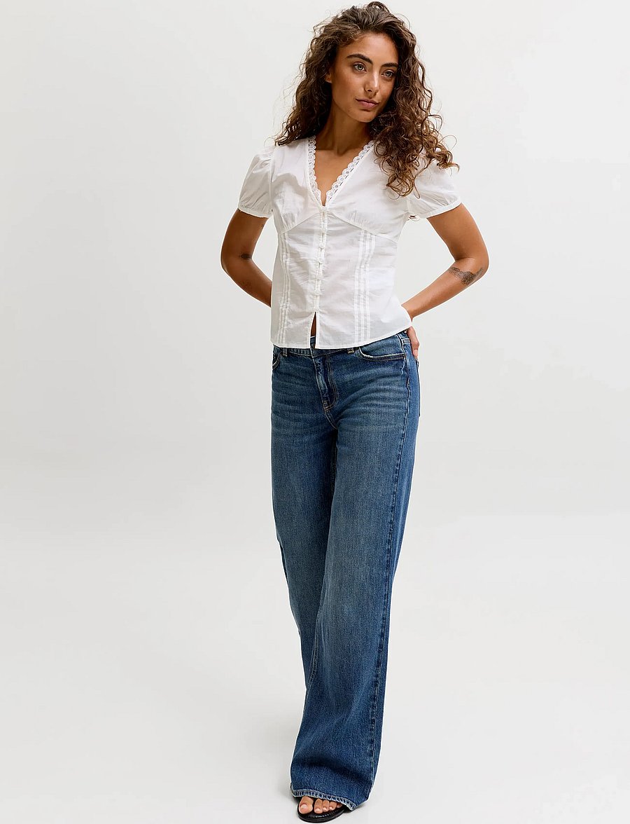 JJXX - JXROME FLARED MW JEANS C249 DNM NOOS - schlaghosen - dark blue denim - 5