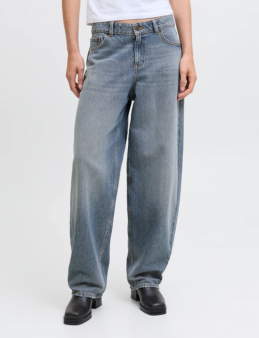JJXX - JXFUJI BARREL MW JEANS R251 DNM NOOS - jeans barrel - medium blue denim - 0