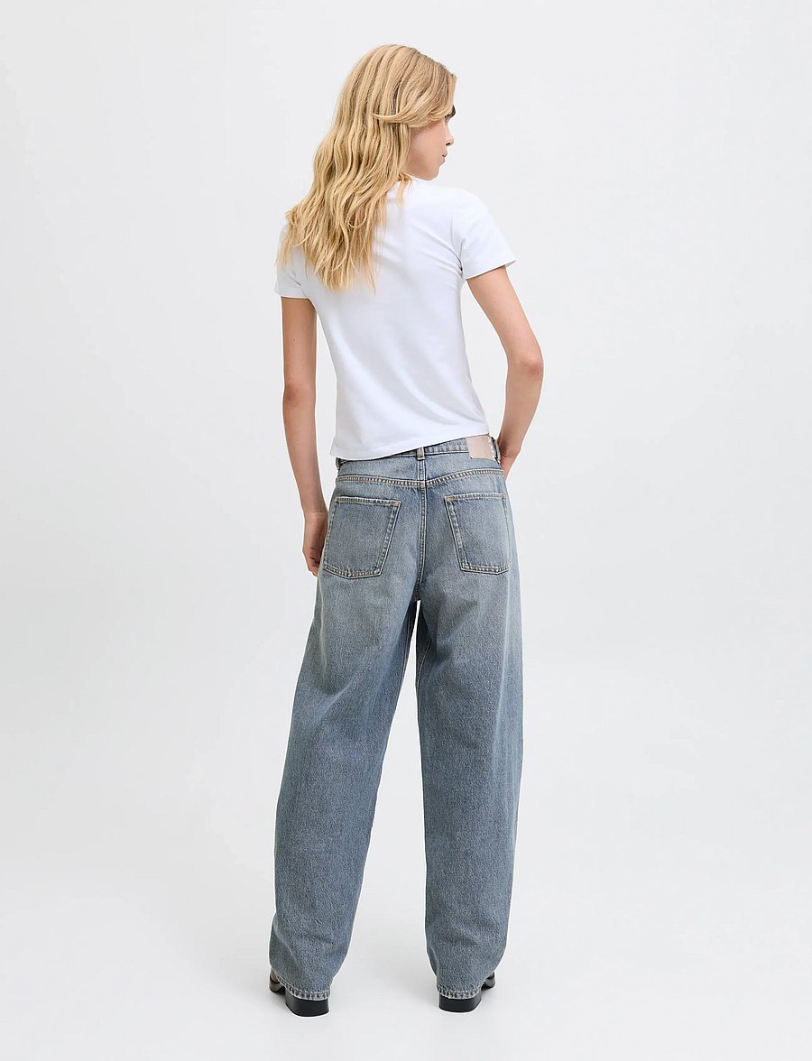 JJXX - JXFUJI BARREL MW JEANS R251 DNM NOOS - jeans barrel - medium blue denim - 3