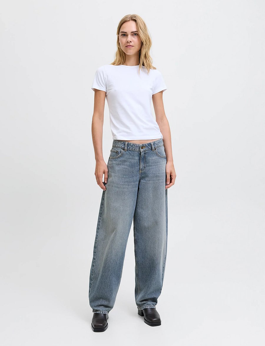 JJXX - JXFUJI BARREL MW JEANS R251 DNM NOOS - jeans barrel - medium blue denim - 4