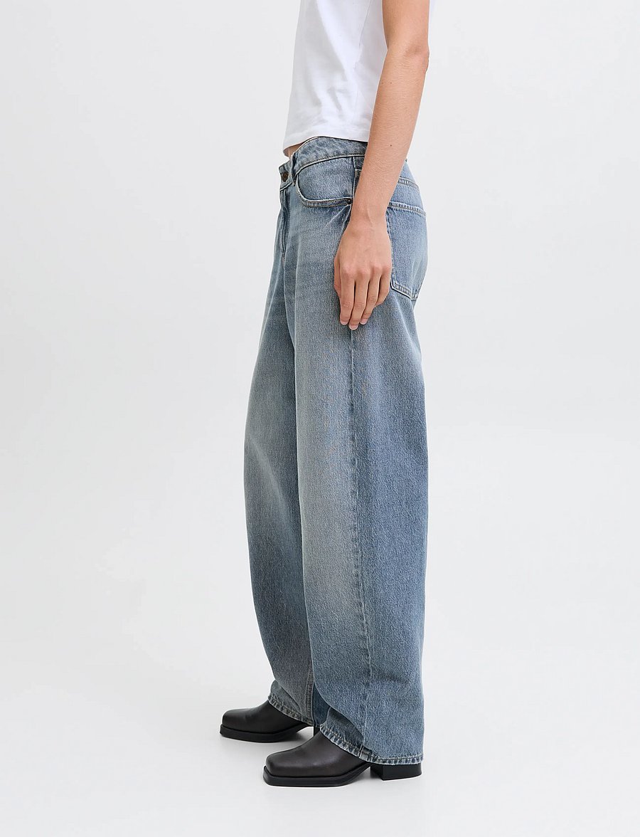 JJXX - JXFUJI BARREL MW JEANS R251 DNM NOOS - jeans barrel - medium blue denim - 5