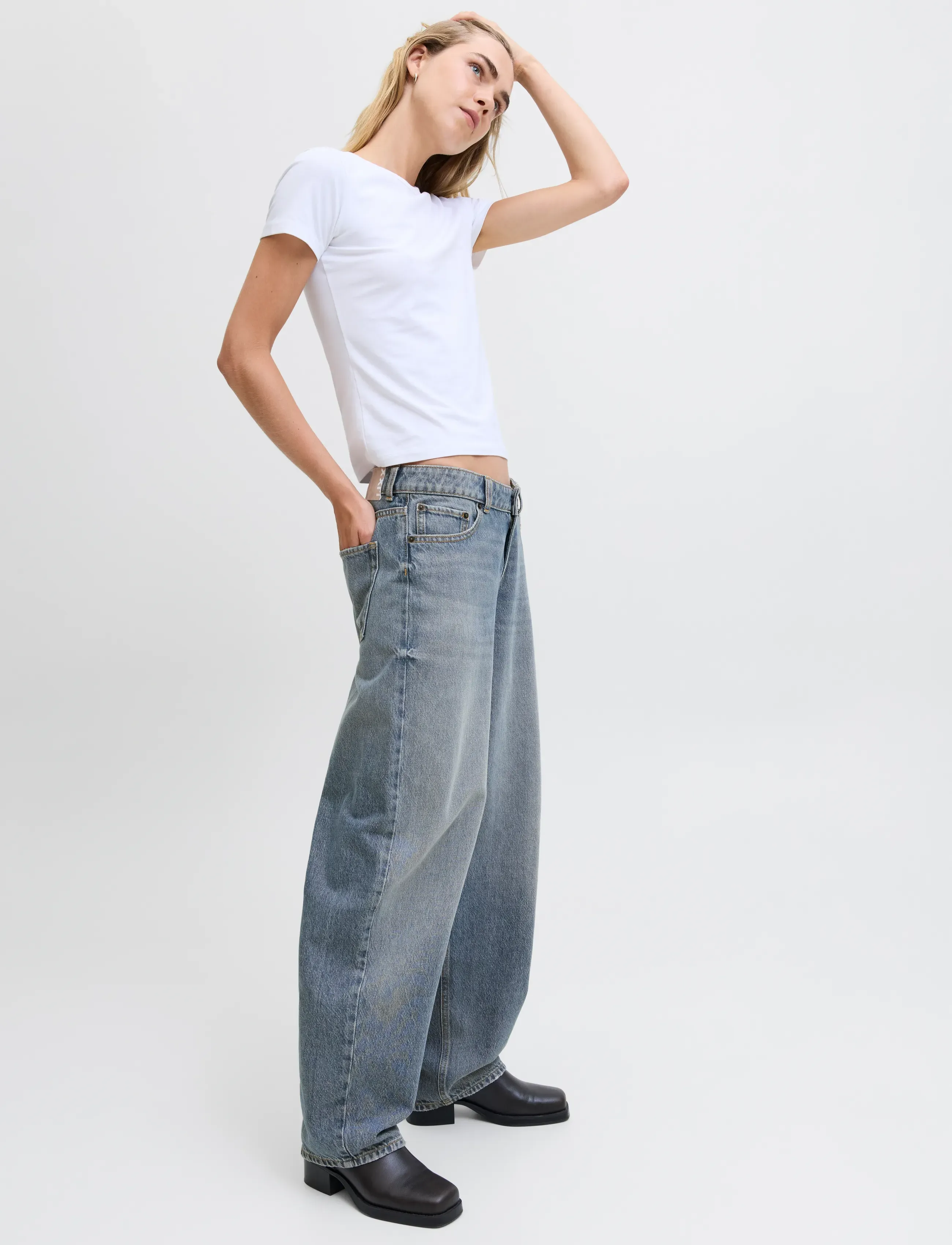 JJXX Jxfuji Barrel Mw R251 Dnm Noos relaxed fit jeans dam – bild 6