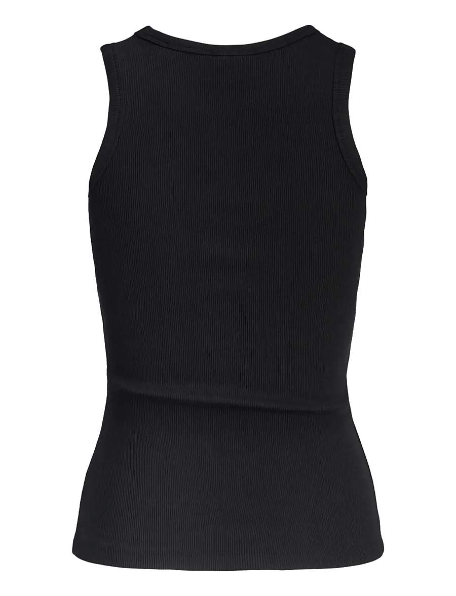 JJXX - JXFRIDA SL U-NECK TOP JRS NOOS - tanktops - black - 2