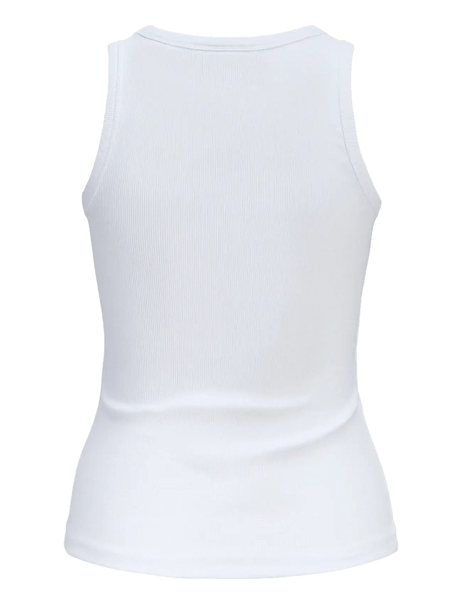 JJXX - JXFRIDA SL U-NECK TOP JRS NOOS - topy bez rękawów - bright white - 2