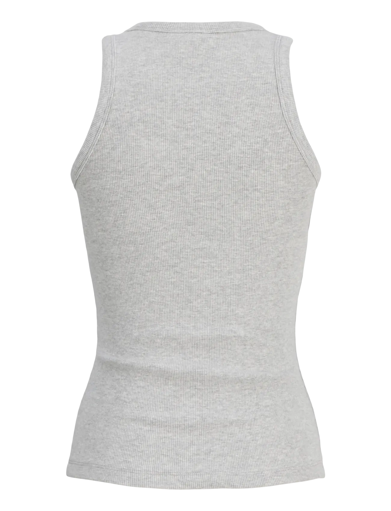 JJXX - JXFRIDA SL U-NECK TOP JRS NOOS - linnen - light grey melange - 2