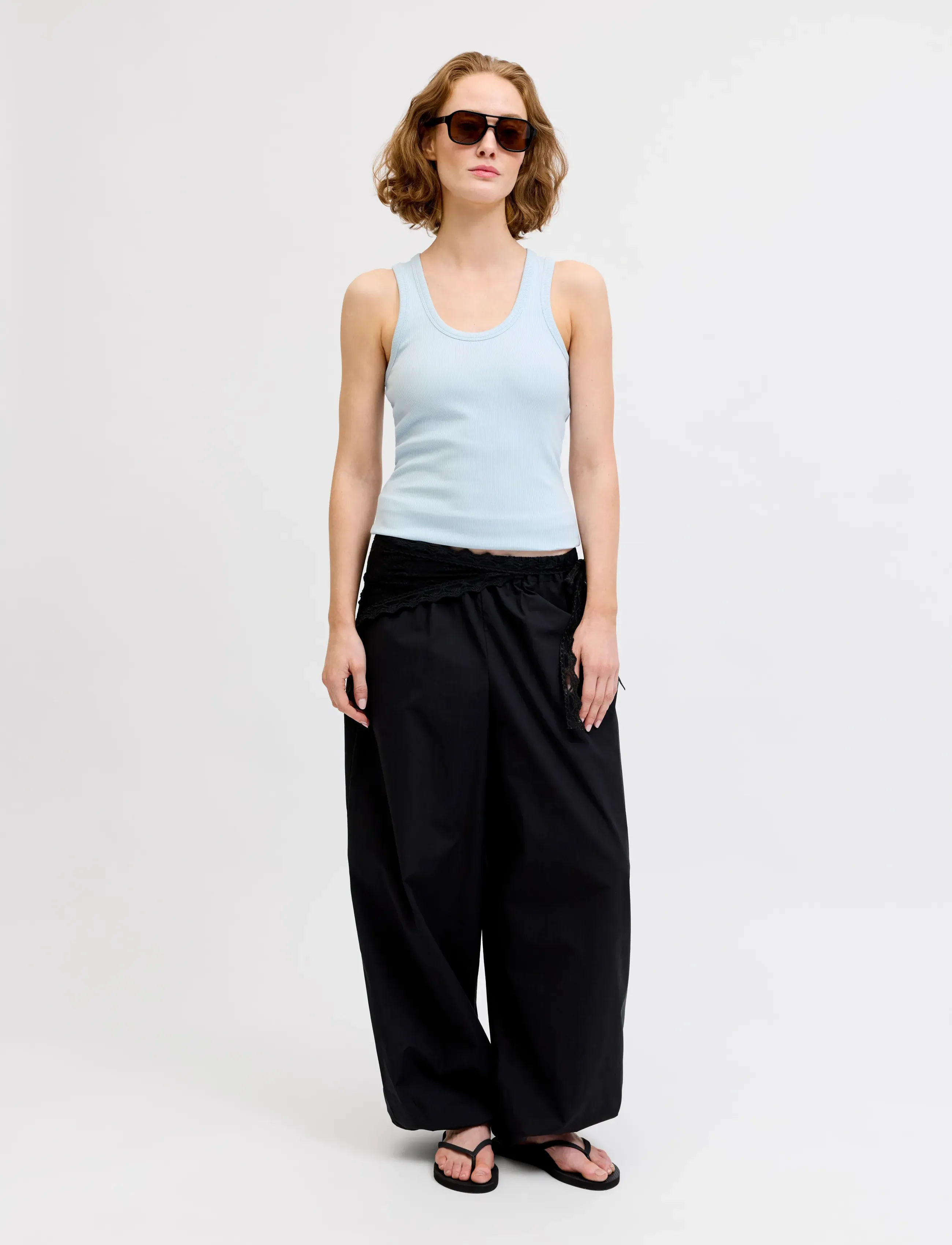 JJXX - JXFRIDA SL U-NECK TOP JRS NOOS - tanktops - skyway - 4