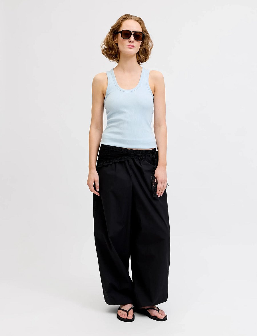 JJXX - JXFRIDA SL U-NECK TOP JRS NOOS - tanktops - skyway - 4