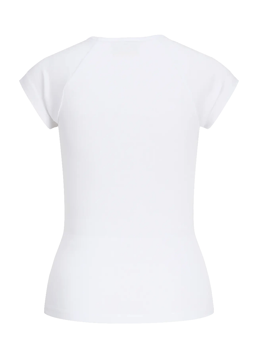 JJXX - JXSTAR SS RAGLAN TEE JRS NOOS - t-shirts - bright white - 2