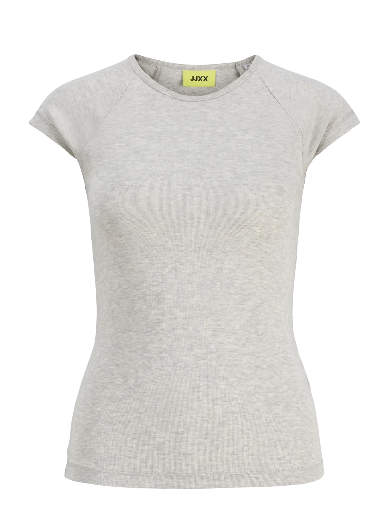 JJXX JXSTAR SS RAGLAN TEE JRS NOOS - Tøj - LIGHT GREY MELANGE / grey