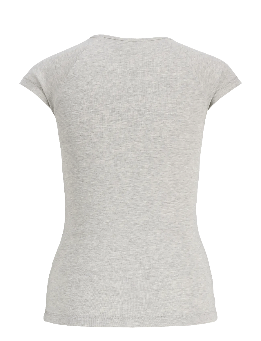 JJXX - JXSTAR SS RAGLAN TEE JRS NOOS - t-shirts - light grey melange - 2