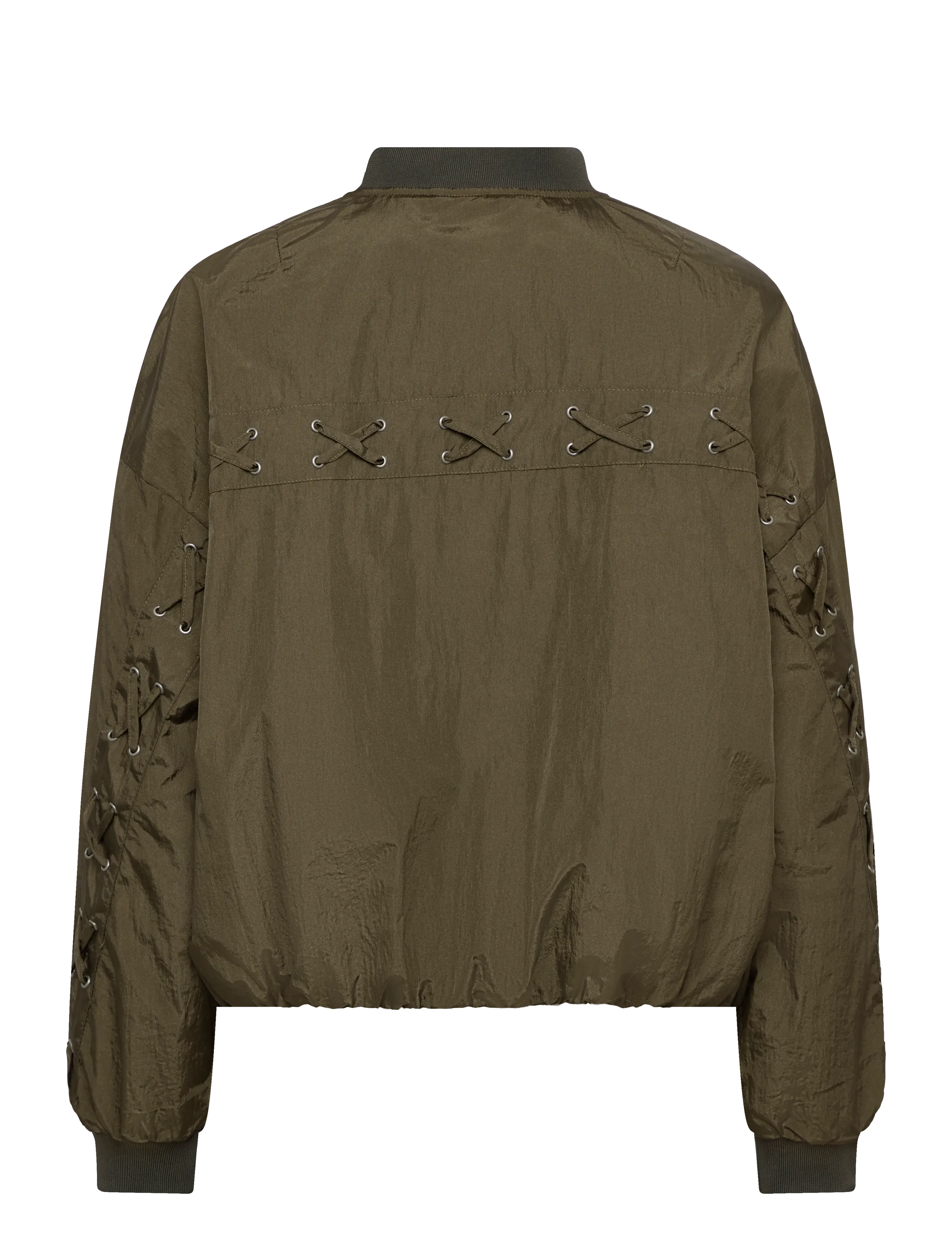 JJXX - JXEMBER LACE UP BOMBER JACKET OTW - overtøj - sea turtle - 1