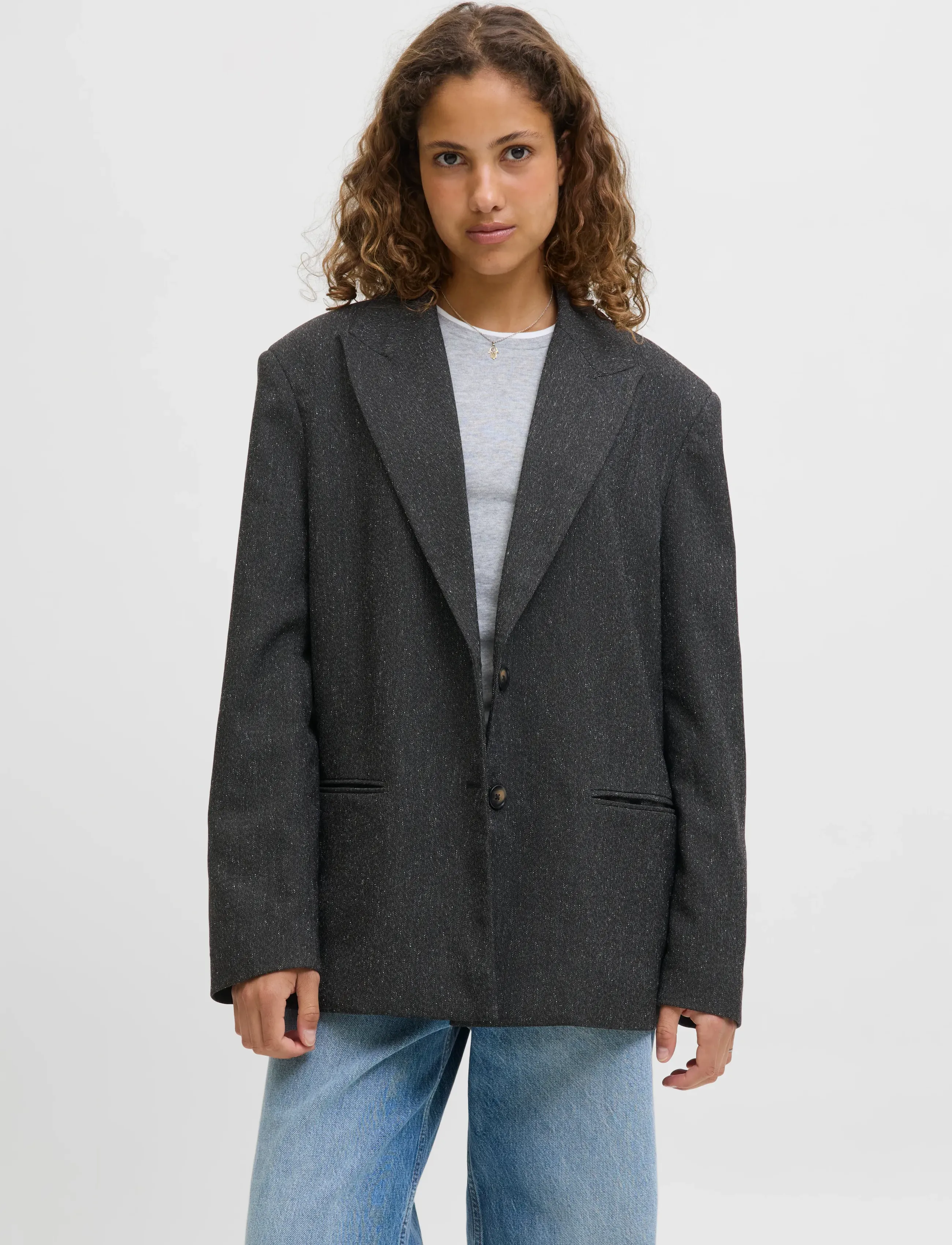 JJXX - JXELLIS STRUCTURED BOYFRIEND BLAZER TLR - festmode zu outlet-preisen - black - 0