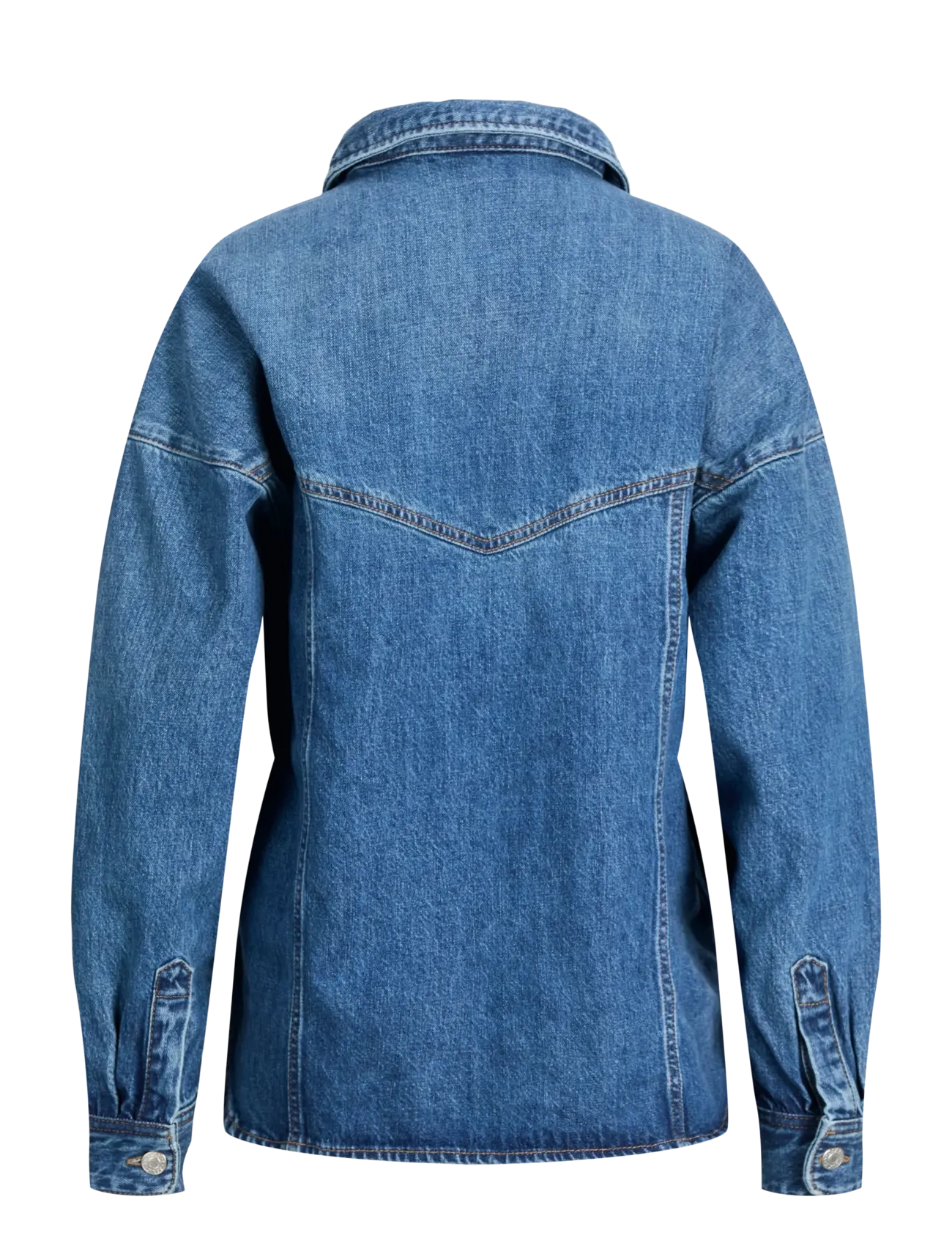 JJXX - JXJAMILA LS DENIM OVERSHIRT R282 DNM LN - overtøj - medium blue denim - 2