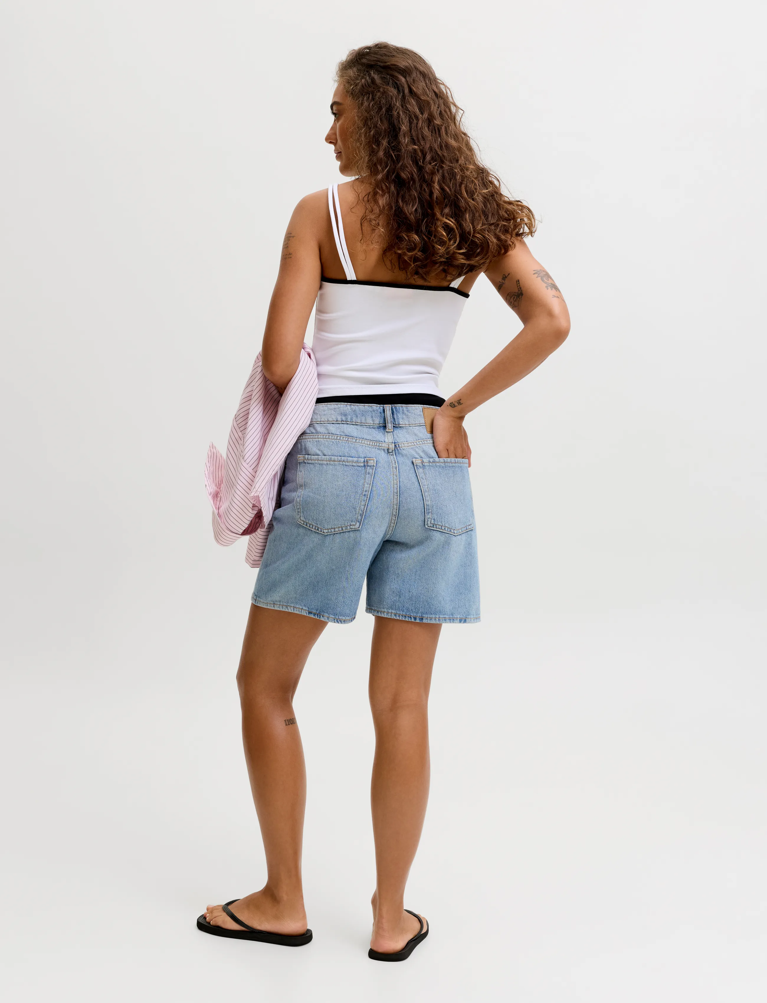 JJXX - JXSEVILLE SHORT MW SHORTS DNM SN - jorts - medium blue denim - 3