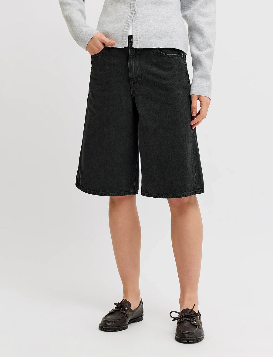 JJXX - JXTOKYO LONG HW SHORTS DNM SN - jorts - black - 0