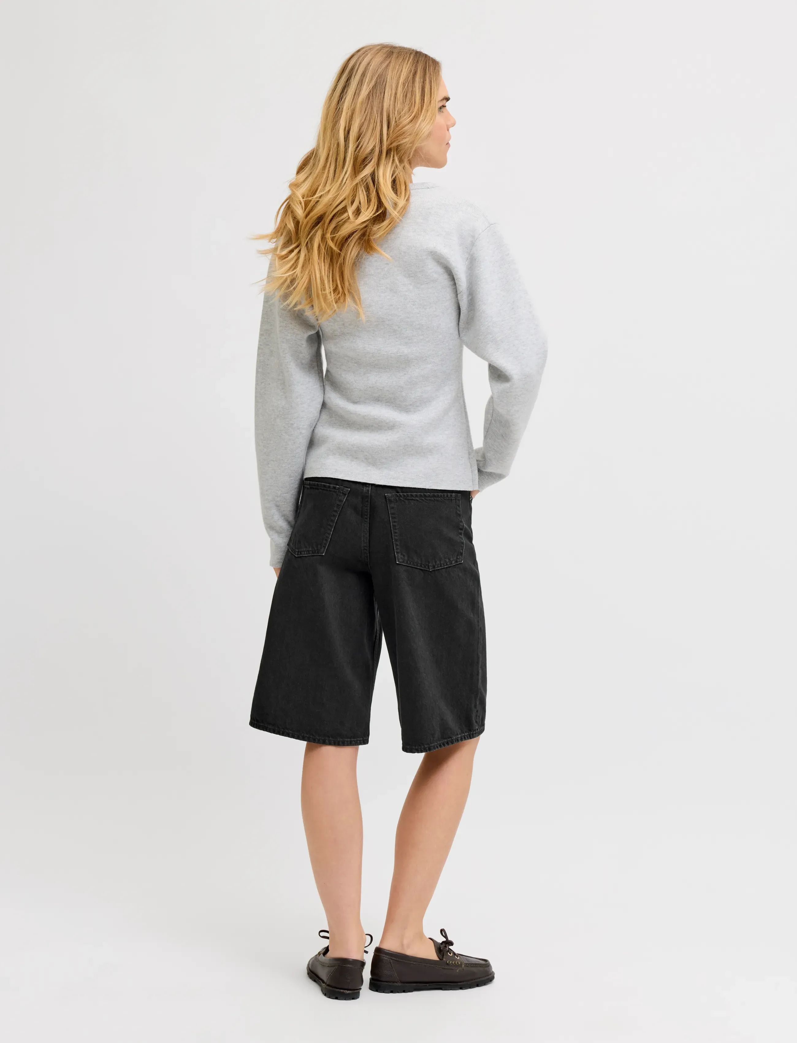 JJXX - JXTOKYO LONG HW SHORTS DNM SN - jorts - black - 3