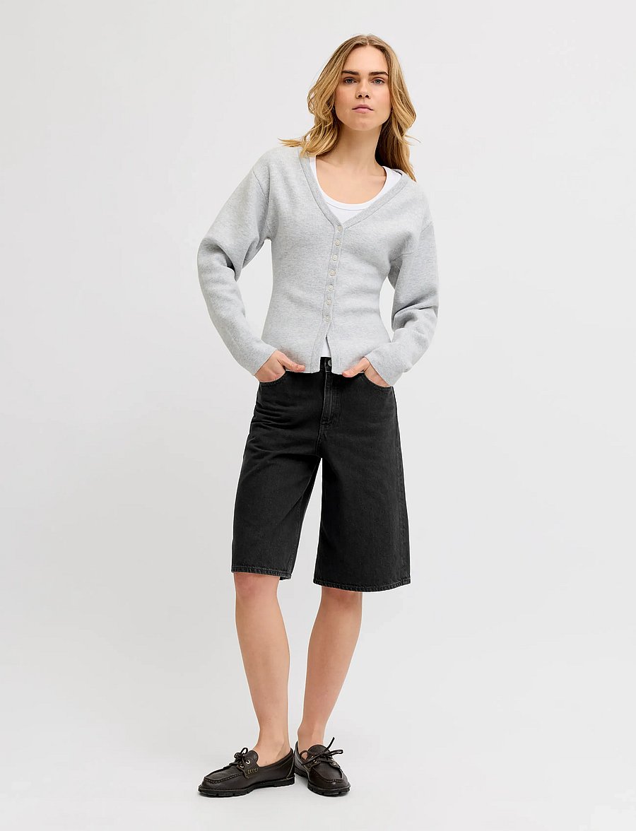 JJXX - JXTOKYO LONG HW SHORTS DNM SN - jorts - black - 4