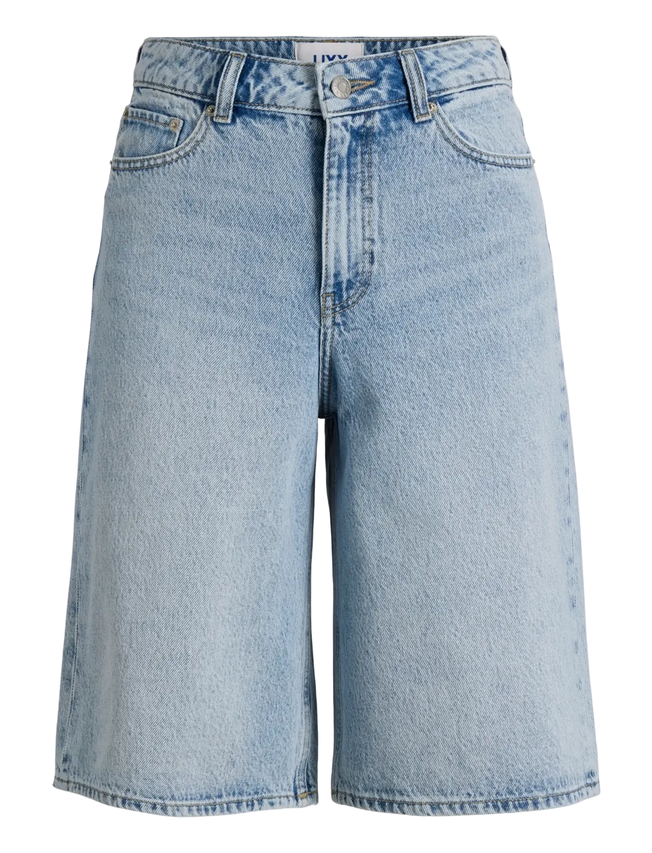 JJXX JXTOKYO LONG HW SHORTS DNM SN - Shorts - LIGHT BLUE DENIM / blue
