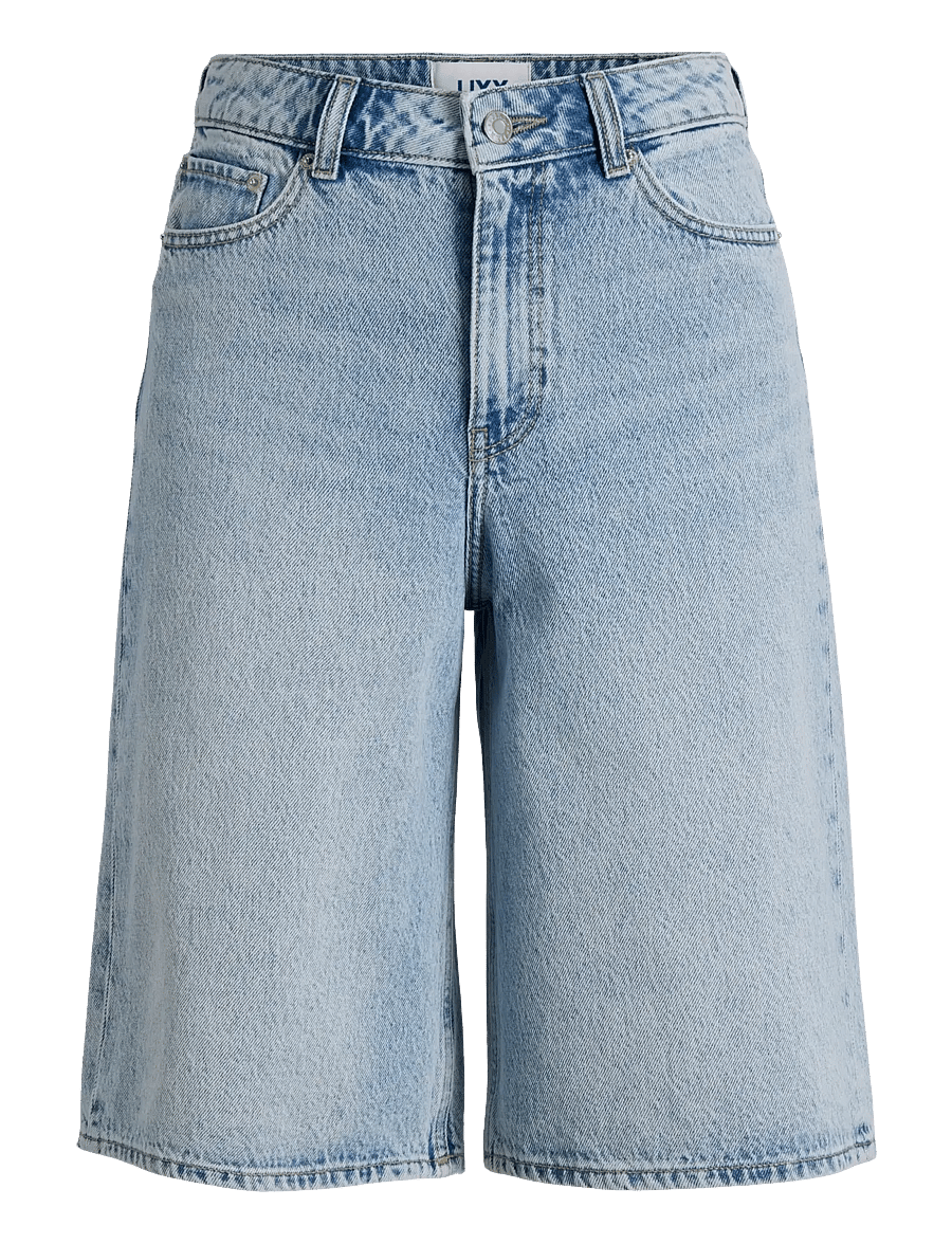 JJXX - JXTOKYO LONG HW SHORTS DNM SN - short en jeans - light blue denim - 1