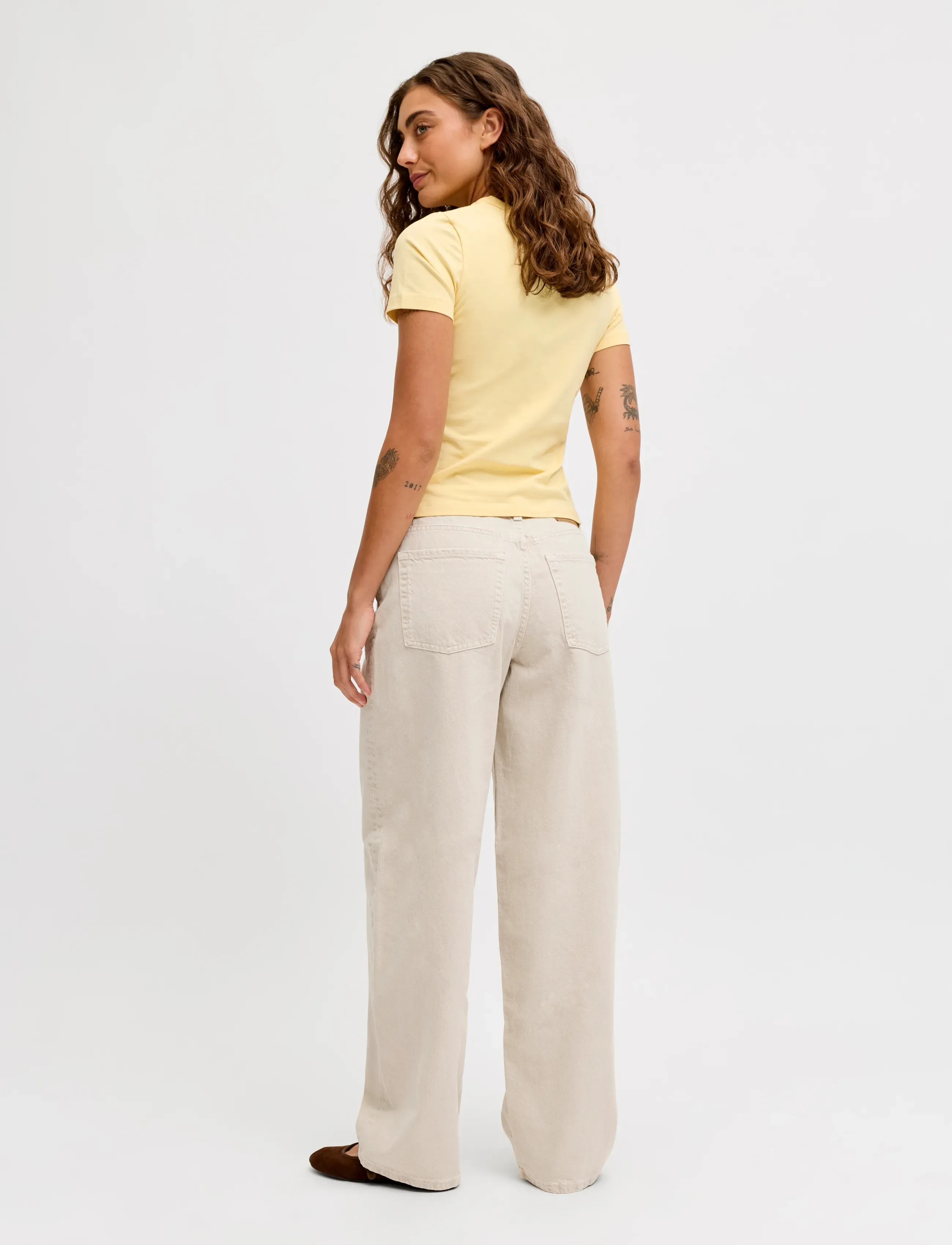 JJXX - JXFUJI BARREL MW COLOR DNM NOOS - jeans barrel - moonbeam - 3