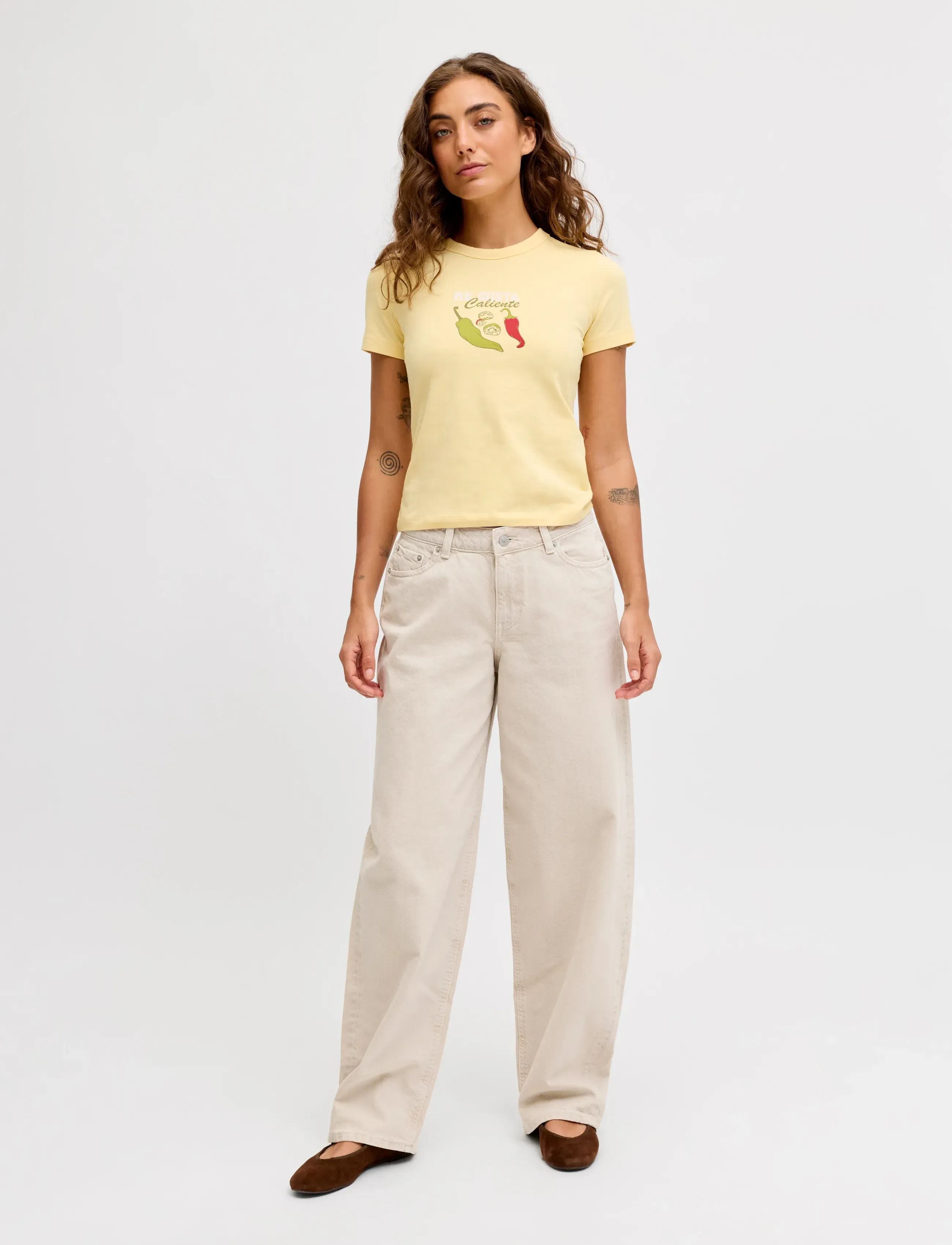 JJXX - JXFUJI BARREL MW COLOR DNM NOOS - jeans barrel - moonbeam - 4