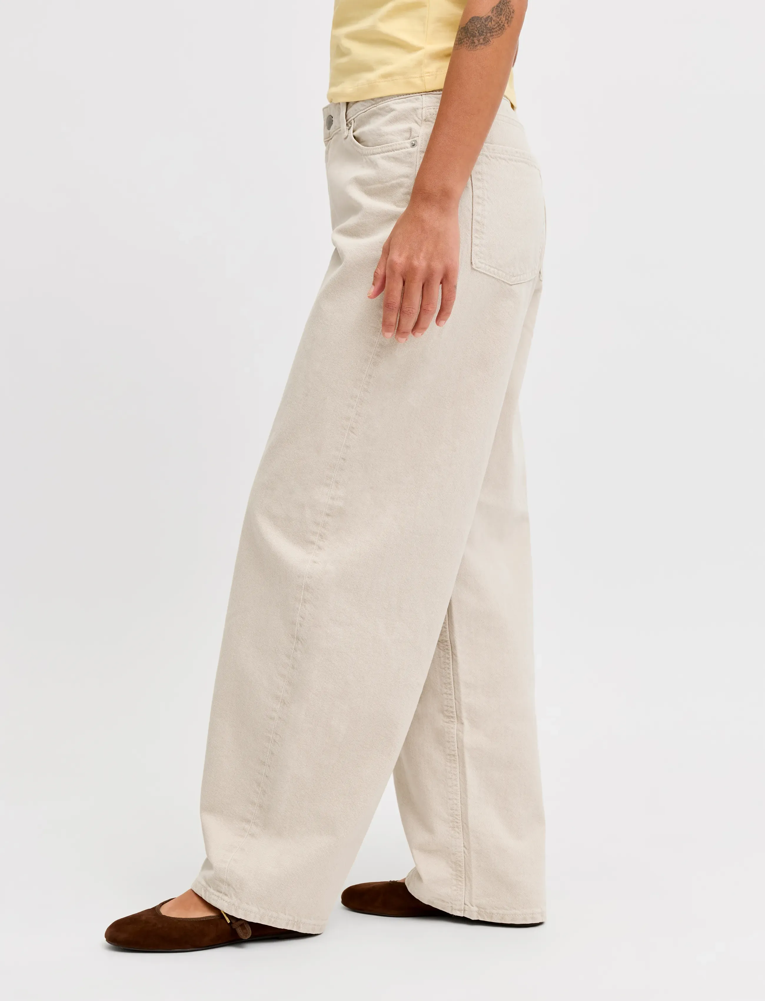 JJXX - JXFUJI BARREL MW COLOR DNM NOOS - jeans barrel - moonbeam - 5