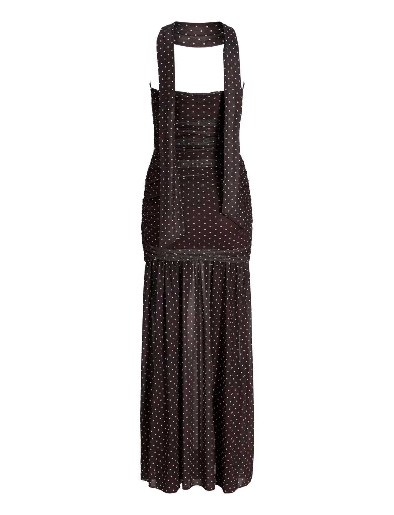 JJXX - JXELVIRA MESH SL SCARF DRESS WVN - seal brown - 2