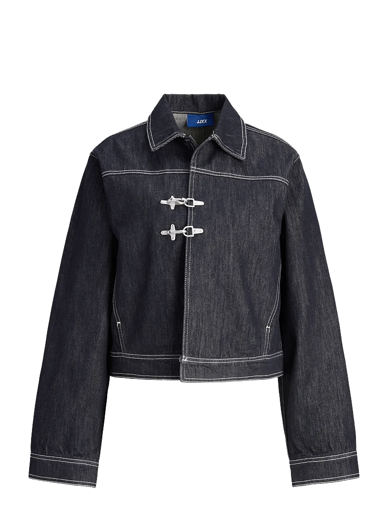 JJXX - JXNOELLE REG LS JACKET R336 DNM - spring jackets - dark blue denim - 1