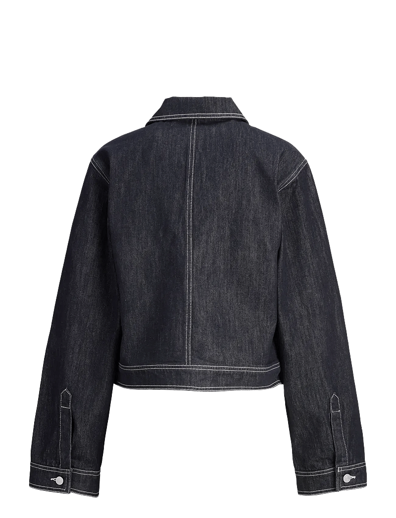 JJXX - JXNOELLE REG LS JACKET R336 DNM - spring jackets - dark blue denim - 2