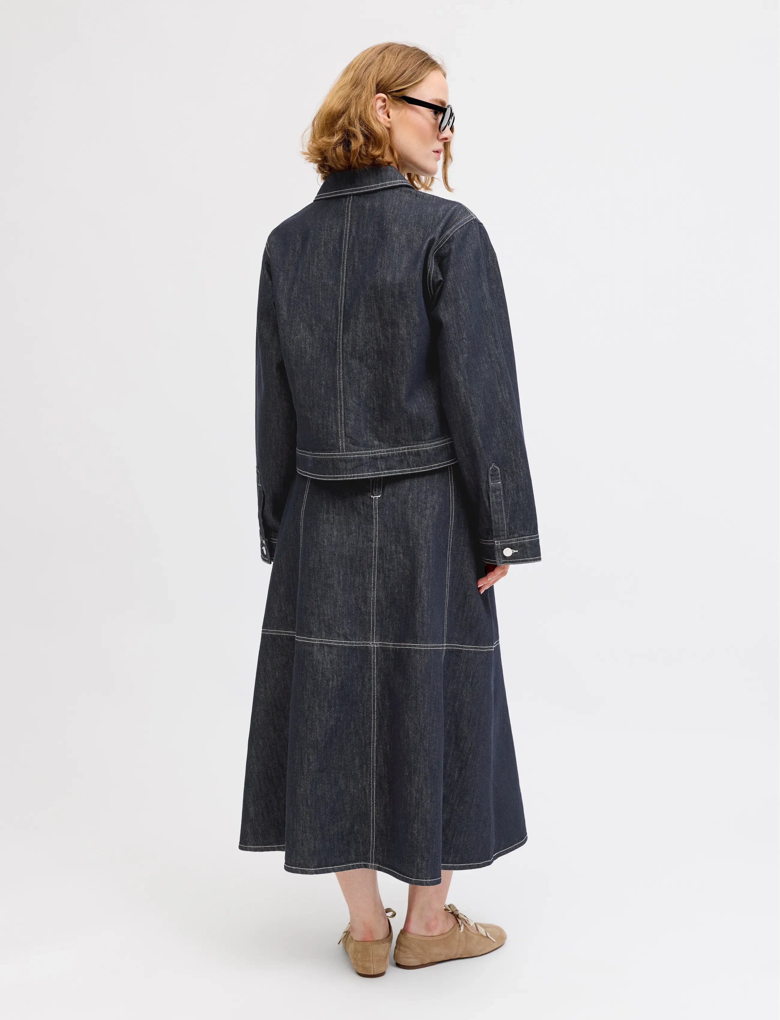 JJXX - JXNOELLE REG LS JACKET R336 DNM - dark blue denim - 3