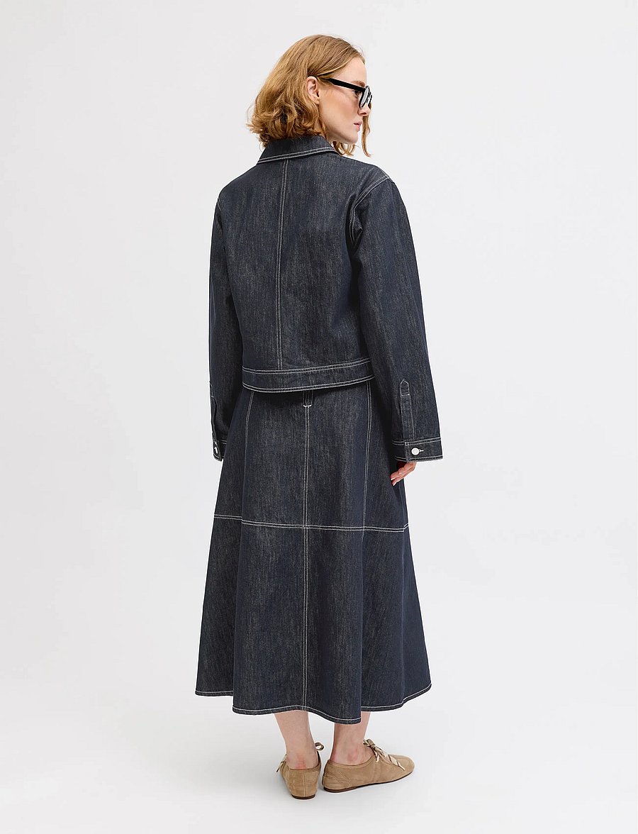 JJXX - JXNOELLE REG LS JACKET R336 DNM - dark blue denim - 3