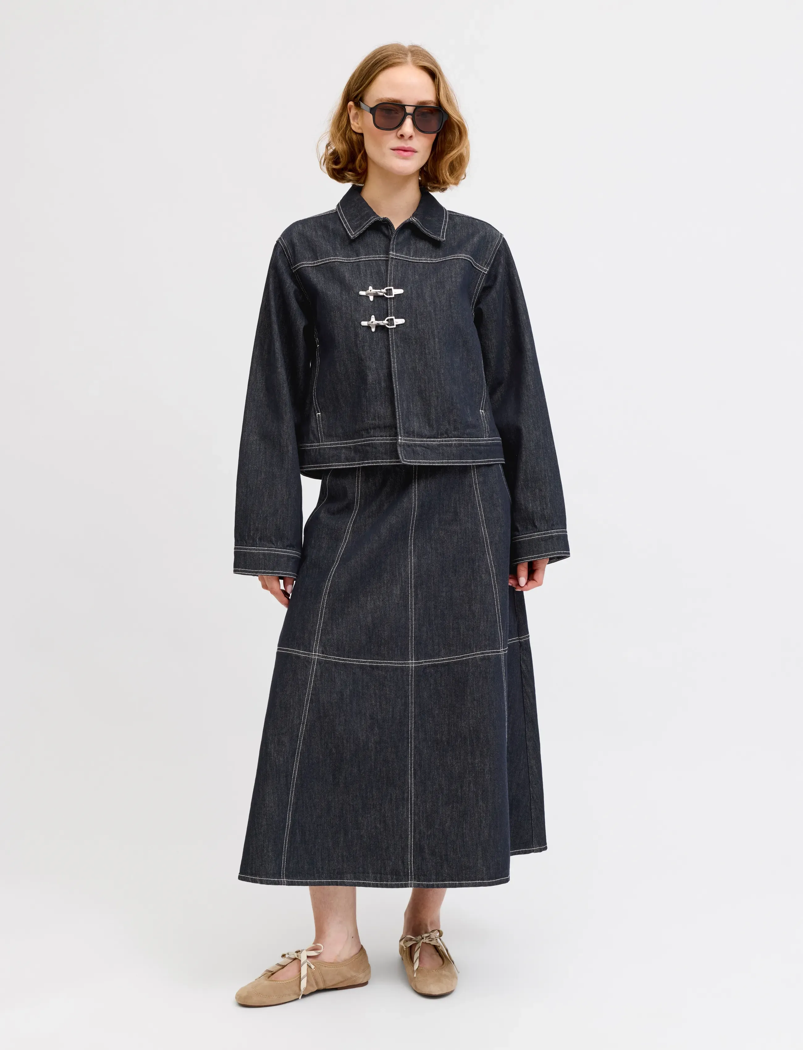 JJXX - JXNOELLE REG LS JACKET R336 DNM - dark blue denim - 4