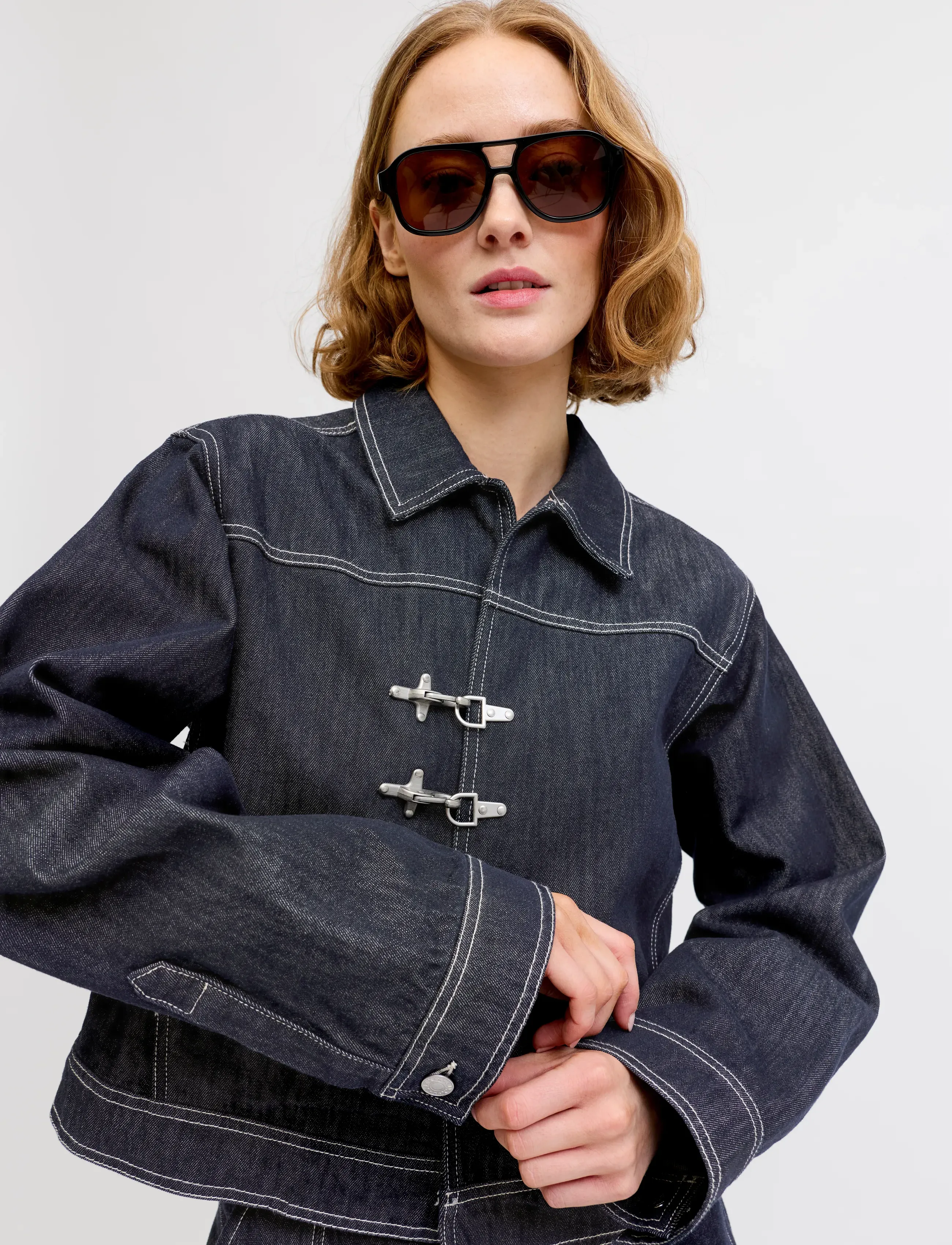 JJXX - JXNOELLE REG LS JACKET R336 DNM - dark blue denim - 5