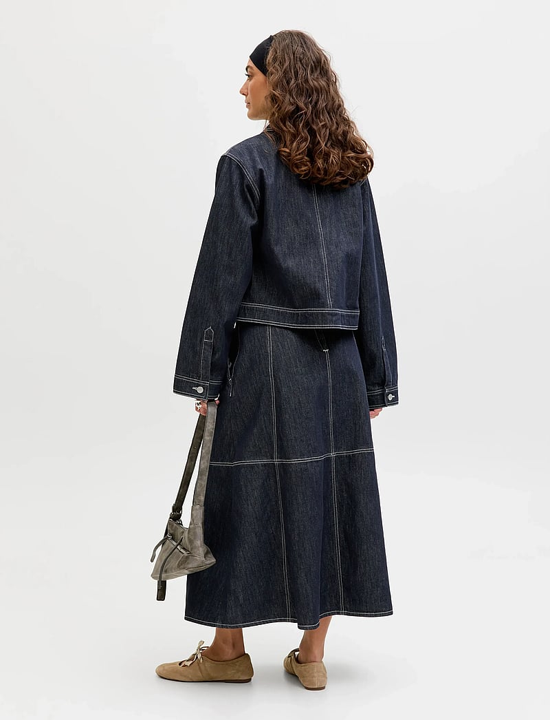 JJXX - JXAMELIA LONG DENIM SKIRT R336 DNM - denimnederdele - dark blue denim - 3