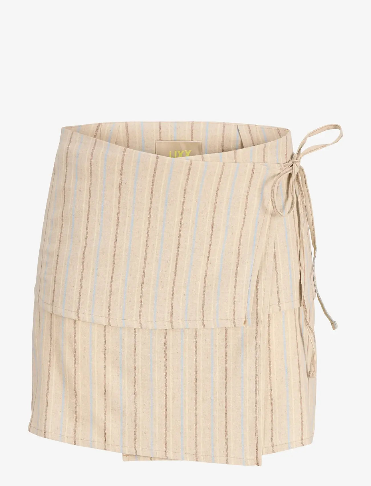 JJXX - JXSINA BREEZY ASYM MW SKIRT TLR - omlottkjolar - natural - 1