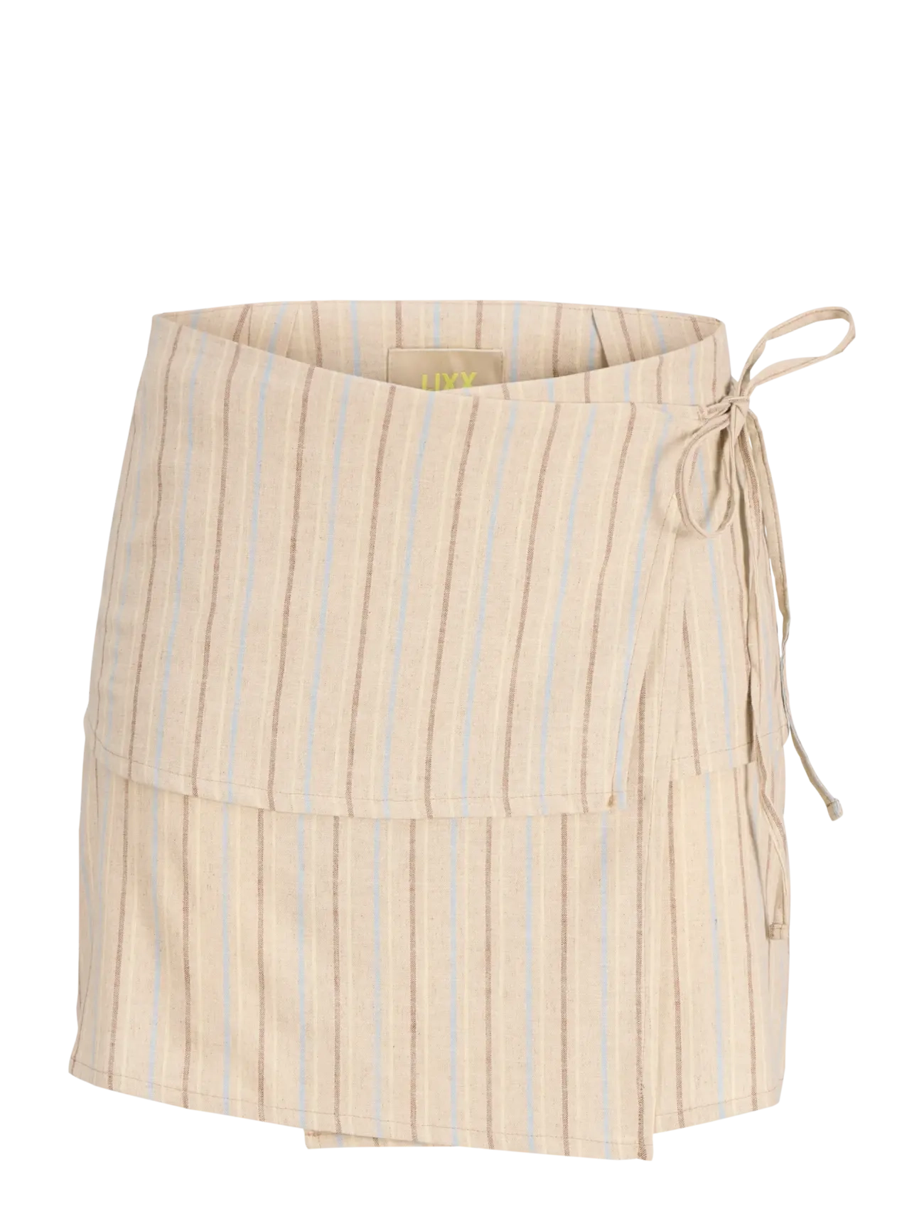 JJXX JXSINA BREEZY ASYM MW SKIRT TLR - Tøj - NATURAL / brown