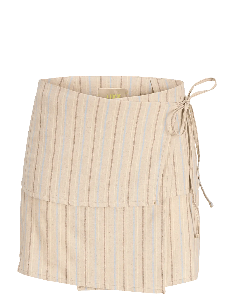 JJXX - JXSINA BREEZY ASYM MW SKIRT TLR - omlottkjolar - natural - 1