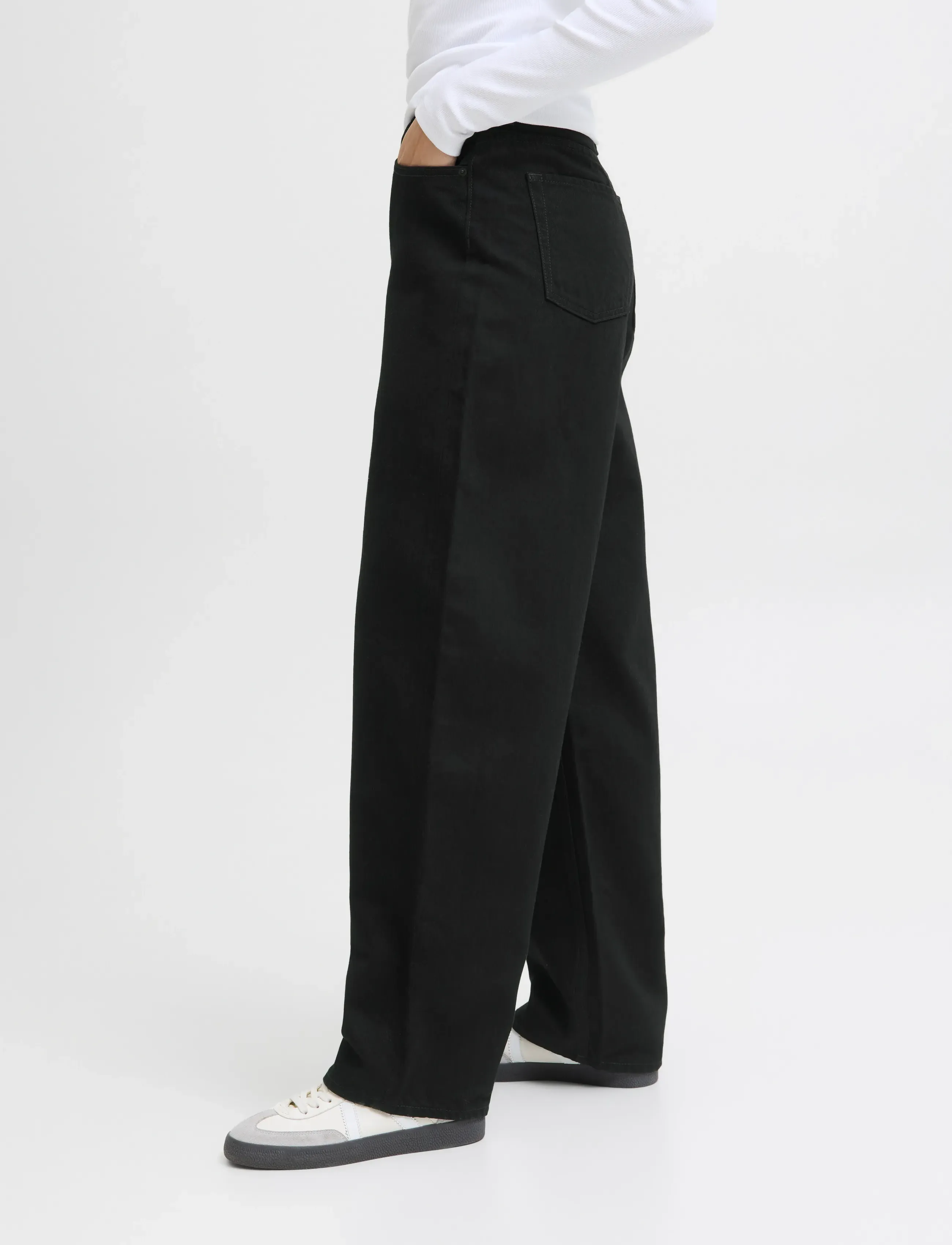 JJXX - JXFUJI BARREL MW R351 DNM LN - kvinder - black denim - 5