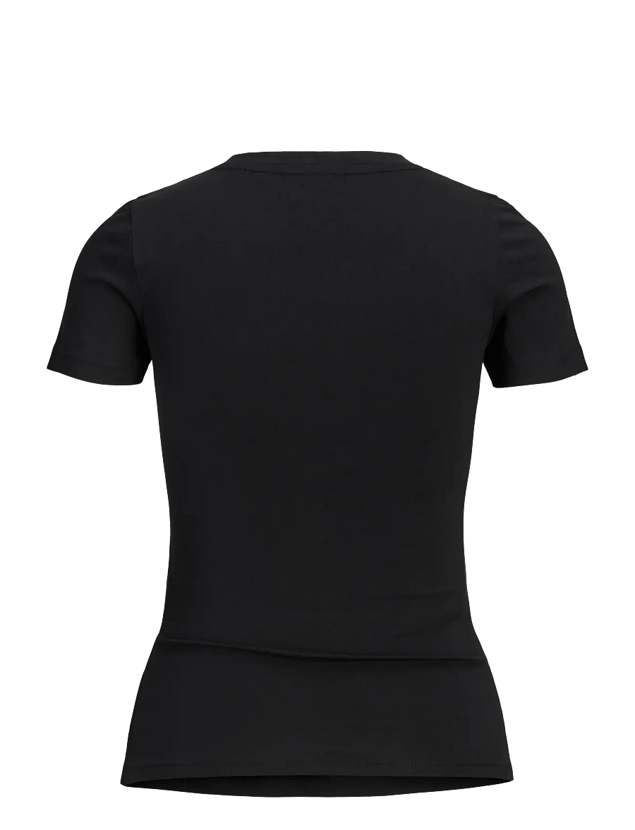 JJXX - JXGIGI STR SS VNECK TEE JRS SN - t-shirts - black - 2