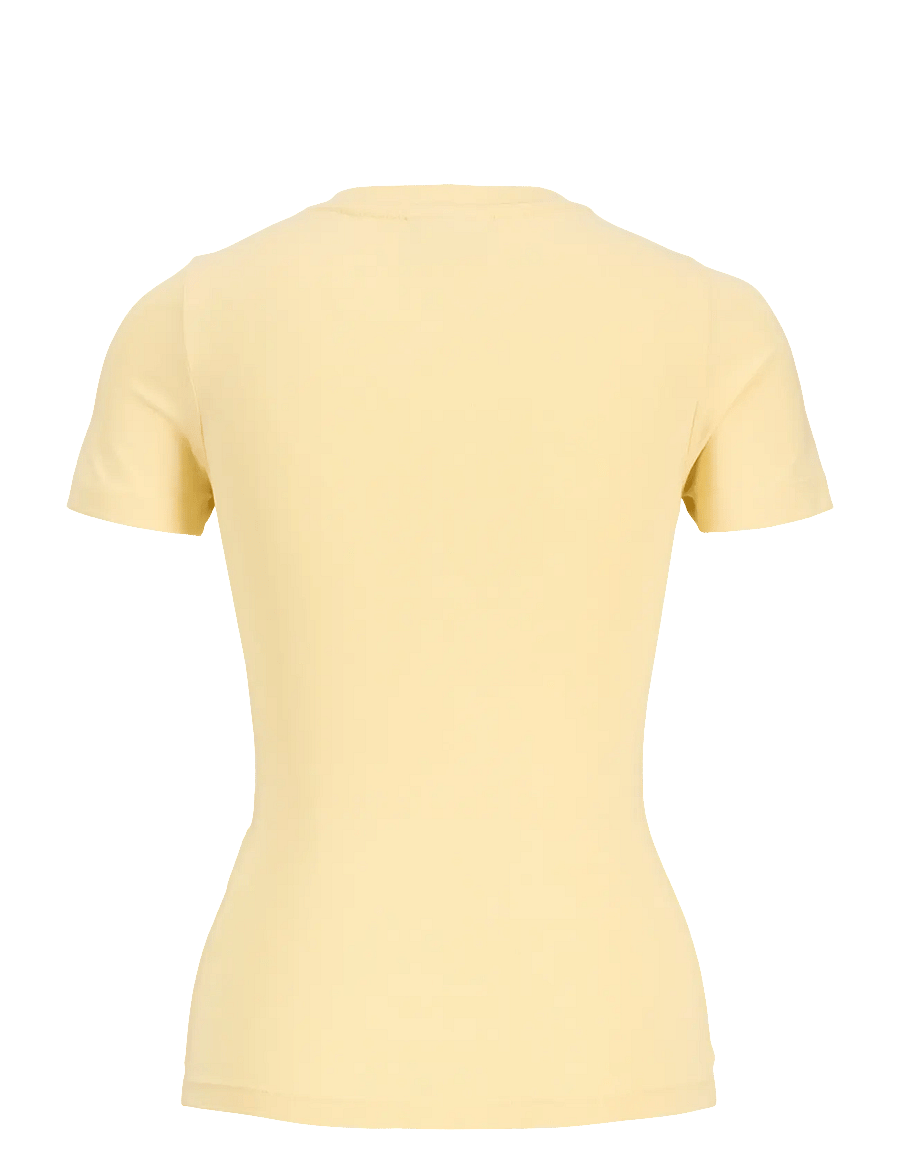 JJXX - JXGIGI STR SS VNECK TEE JRS SN - t-shirts - sunlight - 2